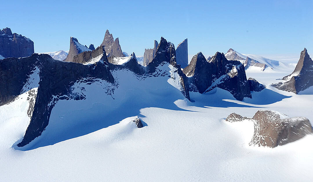 A view of Glacial Heights and Andes mountains for adventure travel package